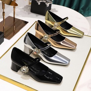 <span class=keywords><strong>Zapatos</strong></span> <span class=keywords><strong>de</strong></span> Tacón <span class=keywords><strong>Bajo</strong></span> y Grueso <span class=keywords><strong>de</strong></span> 5 cm para Mujer, con Punta Cuadrada, <span class=keywords><strong>de</strong></span> <span class=keywords><strong>Charol</strong></span>, para Fiesta u Oficina - Product Image 6