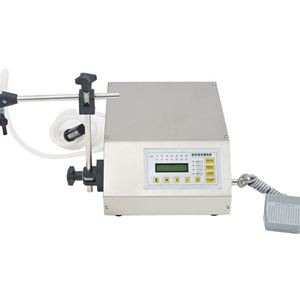 Máquina de Llenado de Líquidos para Botellas de Vidrio y Plástico, Semiautomática/Manual, a Pequeña Escala, para Miel, Agua, Cerveza, Aceite, Perfume, Alcohol, Leche - Product Image 1