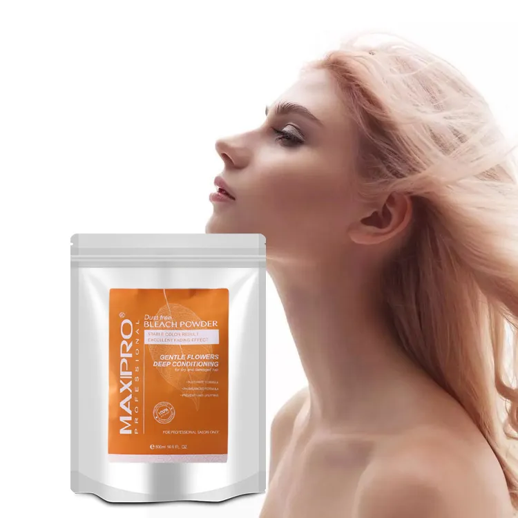 MAXIPRO Dust Free Not Hurting Safety Color Bleaching Powder Removal Hair Dye Bleach POWDER