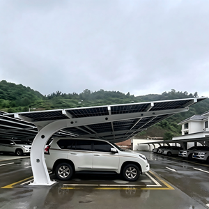 Systèmes de carport solaires durables et sur mesure, auvents photovoltaïques résistants aux intempéries pour terrains ouverts, durée de vie de 20 à 25 ans - Product Image 4