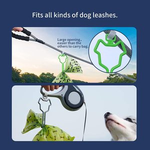 Nouveau support de sac à crottes pour chien, Attaches, clip, distributeur de sac à crottes mains libres pour la marche, la course, accessoire de vélo - Product Image 3