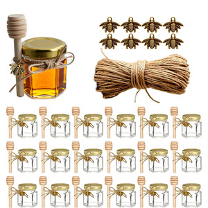 <span class=keywords><strong>Pot</strong></span> à <span class=keywords><strong>miel</strong></span> <span class=keywords><strong>de</strong></span> 45 ml, mini pots à <span class=keywords><strong>miel</strong></span> <span class=keywords><strong>de</strong></span> 3 oz, élégant <span class=keywords><strong>pot</strong></span> à <span class=keywords><strong>miel</strong></span> en verre avec couvercle doré, idéal <span class=keywords><strong>pour</strong></span> les cadeaux <span class=keywords><strong>de</strong></span> <span class=keywords><strong>mariage</strong></span> - Product Image 1
