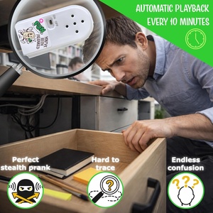 Divertido Dispositivo de Broma con Sonido Personalizado, Máquina de Ruido Oculta que Graba Bromas Invisibles - Product Image 4