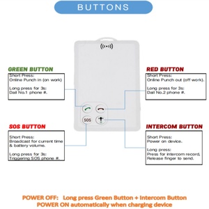 Traceur GPS pour enfants avec carte d'identité - Suivi en temps réel, appel SOS, interphone mondial et sans limite de distance - Product Image 2