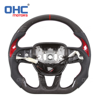 Volant de course personnalisé avec LED pour SRT Dodge SRT Charger Challenger, volant en fibre de carbone, moteurs OHC