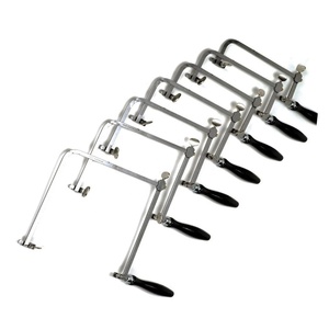NIQUA Adjustable Jeweller Saw Frame Tensioning Screw Wooden Handle Precise Cutting Frame for Goldsmith Jewelry Workshop <b>Tools</b> - Product Image 1