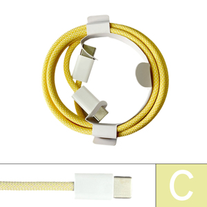 <span class=keywords><strong>C</strong></span>âble de chargeur tressé en nylon PD60W couleur macaron 1M 3A Type <span class=keywords><strong>C</strong></span> vers Type <span class=keywords><strong>C</strong></span> pour <span class=keywords><strong>Apple</strong></span> 15 16 Pro Max <span class=keywords><strong>C</strong></span>âble <span class=keywords><strong>USB</strong></span> <span class=keywords><strong>C</strong></span> - Product Image 6