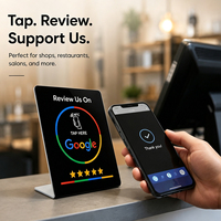 Carte NFC de haute qualité pour avis Google 213 13,56 MHz PVC Taille standard Promotion sociale Instagram TikTok
