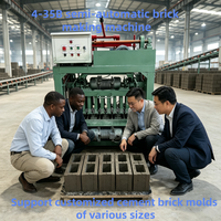 Machine à Briques Semi-Automatique Africaine 4-35B à Vente Chaude, Machine de Production de Briques en Ciment Haute Efficacité