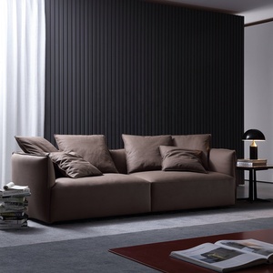 Sofá moderno y ligero de lujo para sala de estar, <span class=keywords><strong>chaise</strong></span> <span class=keywords><strong>longue</strong></span> de tela en forma de L, combinación de sofá francés de cuero europeo, muebles para el hogar - Product Image 4