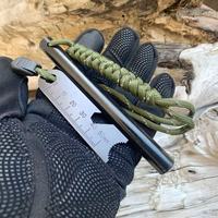 Kit de tige d'allumage en alliage étanche de qualité supérieure, avec cordon réfléchissant multi-brins, équipement d'urgence pour le feu en extérieur