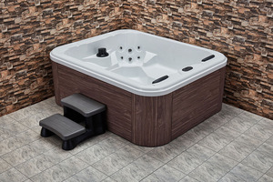 <span class=keywords><strong>5</strong></span> <span class=keywords><strong>personnes</strong></span> en gros pas cher très bon prix extérieur en fibre de verre acrylique Jacuzzier autoportant Spa bain à remous - Product Image 4