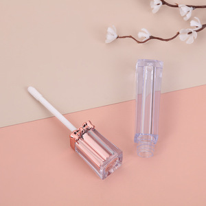 Tubi Quadrati Trasparenti in Plastica per Lucidalabbra con Tappo Flip-<span class=keywords><strong>Top</strong></span>, Flaconi Vuoti Ricaricabili per Cosmetici, per Vendita all'Ingrosso di Balsamo Labbra o Lucidalabbra - Product Image 4