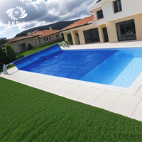 Couronne d'eau Fabricant de couverture de piscine de sécurité personnalisée Couverture de piscine à bulles en PE Léger Irrégulier Personnalisé Adulte et Enfant Disponible