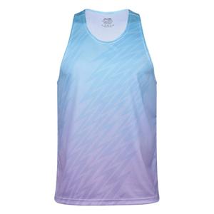 Canotta da Corsa a Basso Prezzo, Asciugatura Rapida, per <span class=keywords><strong>Uomo</strong></span>, Fitness, Body Building, in Poliestere, Colore Sfumato, Sublimazione, <span class=keywords><strong>Canotte</strong></span> da <span class=keywords><strong>Uomo</strong></span> - Product Image 5