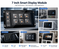 Panel de Pantalla Táctil HMI de 7 Pulgadas, Pantalla LCD TFT de 1024x600, Módulo de Pantalla Industrial, CPU ARM9, Interfaz RS232 RS485 CAN USB, Control Inteligente