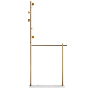 Standard Pa Brushed Gold Towel <b>Rack</b> Marble Base Multifunctional <b>Bath</b> Clothes Holder For Bedroom And Bathroom - Product Image 5