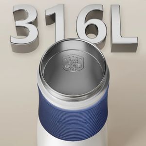 Draagbare Mini-Waterkoker 350W Verwarmingsvermogen Temperatuurregeling Roestvrijstalen Thermosbeker Voor Buitenreizen Warm Houden - Product Image 6