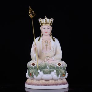 Statues de <span class=keywords><strong>Bouddha</strong></span> Bodhisattva Saha Trois Quatre Saints Maitreya Bodhisattva en imitation <span class=keywords><strong>porcelaine</strong></span> moulées à la main pour la vénération dévotionnelle - Product Image 4