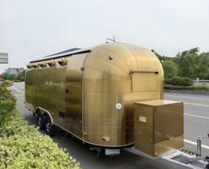 Camion de restauration de style Floride, construction en acier inoxydable et aluminium, hotte de ventilation conforme aux normes sanitaires américaines pour les bonbons et les chips - Product Image 6