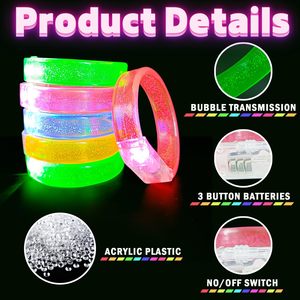 Pulsera LED Intermitente con Impresión Láser Activa Musical en Colores Surtidos - Product Image 2