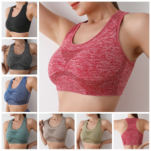 Women Sports <b>Bras</b> Yoga <b>Top</b> <b>Vest</b> High Shockproof Quick-drying Yoga Gym Running Fitness Underwear Ladies Seamless Sportswear - Product Image 3
