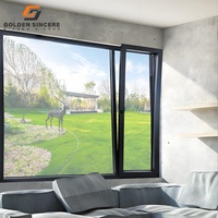 Fenêtre d'inclinaison et de rotation en aluminium anodisé GS pour une application résistante à la corrosion