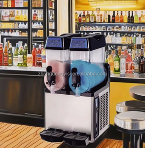 เครื่องทำเครื่องดื่มแช่แข็งสูตรหิมะสำหรับขาย - 2 กระป๋อง รุ่น Margarita Beer Tower - Product Image 3