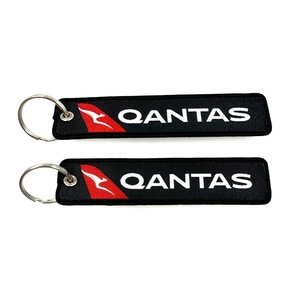 Porte-clés en tissu tissé Cessna Jet Tag en gros - Product Image 5