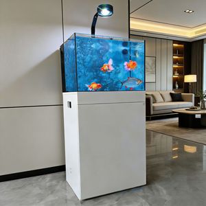 Petit aquarium de bureau - Aquarium en verre tout-en-un avec filtre et pompe à oxygène pour la maison - Product Image 6
