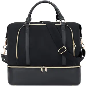 KOSTENLOSE MUSTER Damen Damen Travel Weekender Bag Übernacht-Reisetasche Handgepäck tasche mit Gepäck hülle für Zoll-Laptop-Computer