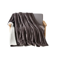 Couvertures en polaire Sherpa Queen Size pour lit Couverture en peluche épaisse et chaude pour l'hiver