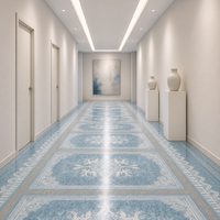 Wohnkomfort PVC-Vinylbodenbelag Rolle Rutschfest Verschleißbeständig Klicksystem Wasserdicht für Innenbereich Moderne Krankenhäuser Hotels