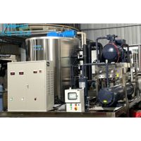 Machine à glaçons en flocons Coldsmart 10 tonnes par jour entièrement en acier inoxydable pour usine de glace commerciale