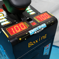 Machine de boxe Big Punch, jeu d'arcade à monnayeur, testeur de force de frappe, en métal, garantie 1 an, version anglaise
