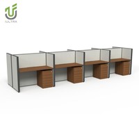 Cabines modulaires de bureau de conception moderne haut de gamme IULTRA meubles de poste de travail de bureau de direction de luxe