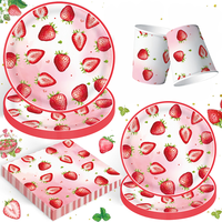 personnalisé fête d'anniversaire décoration motif fête vaisselle jetable assiettes et tasses en papier ensemble