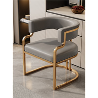 Chaise de bar nordique, mobilier, imperméable, métal, velours, pivotante, cuir, haute, dorée, moderne, luxe, tabouret de cuisine, chaises de bar