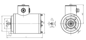 มอเตอร์ไฟฟ้ากระแสสลับเฟสเดียวคุณภาพสูง Ever-power Unique IEC B14 C Flange Foot Mounted -TENV  ตัวเรือนสแตนเลส ประสิทธิภาพ IE3 - Product Image 6