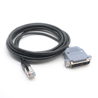 Câble adaptateur de transmission de données DB25P RJ50 10P10C, conducteur en cuivre étamé, isolation en PVC, utilisation industrielle, performance stable