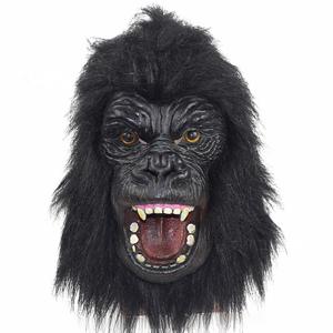 Realistico <span class=keywords><strong>Gorilla</strong></span> a testa piena <span class=keywords><strong>maschera</strong></span> raccapricciante scimpanzé bestia Cosplay per la novità di Halloween oggetti di scena in <span class=keywords><strong>maschera</strong></span> per feste di carnevale - Product Image 1