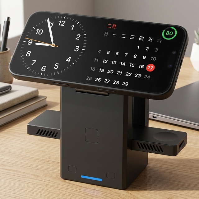 Electronic Gadgets 5 in 1 Wireless Charger Mobile Phone Holder Wireless Charging Station
