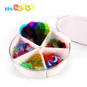 Multifunction Alphabet Number Learning Toy Transparent Sensory Kit For Kid Education Loose Parts Play Bin Fillers Storage Box