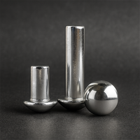Rivet tubulaire de haute qualité Din Rivet solide en acier inoxydable Rivet solide à tête demi-ronde