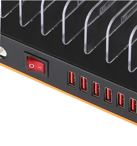Cargador USB de uso familiar 100W 15 puertos Estación de carga de dispositivos múltiples con identificación inteligente para <span class=keywords><strong>Galaxy</strong></span> y más - Product Image 2