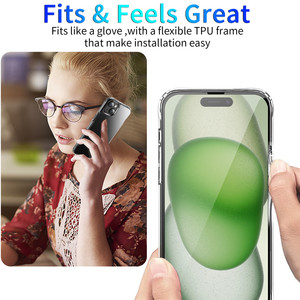 <span class=keywords><strong>Coque</strong></span> de téléphone en TPU transparente renforcée à quatre coins pour <span class=keywords><strong>iPhone</strong></span> 16 15 Pro 14 13 12 <span class=keywords><strong>11</strong></span> Pro Max - Product Image 4