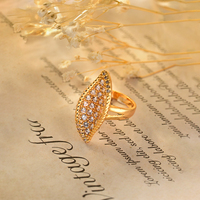 Anneaux de luxe personnalisés pour femmes de Dubaï, en or 18 carats, en forme de feuille, avec diamants, fabriqués par des fabricants de bijoux, Anneaux Anello CZ Anillos