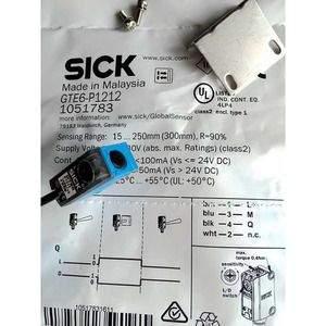 Sensores Fotoeléctricos Miniatura SICK Originales Nuevos GE6-N1111+GS6-D1311/GE6-P1111+GS6-D1311 - Product Image 2