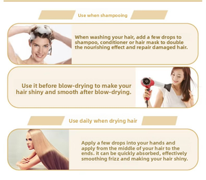 Huile Essentielle Concentrée Hydratante pour le Cuir Chevelu, Traitement Réparateur Anti-Chute et Soin Cheveux Secs à l'Huile de Jojoba, Soin Capillaire Herbal Magic Hair Salon - Product Image 4
