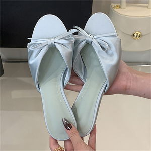 Sandalias de tacón de aguja de verano 2025 de alta calidad, estilo europeo y americano, con punta abierta, elegantes y sexys para uso exterior. - Product Image 3